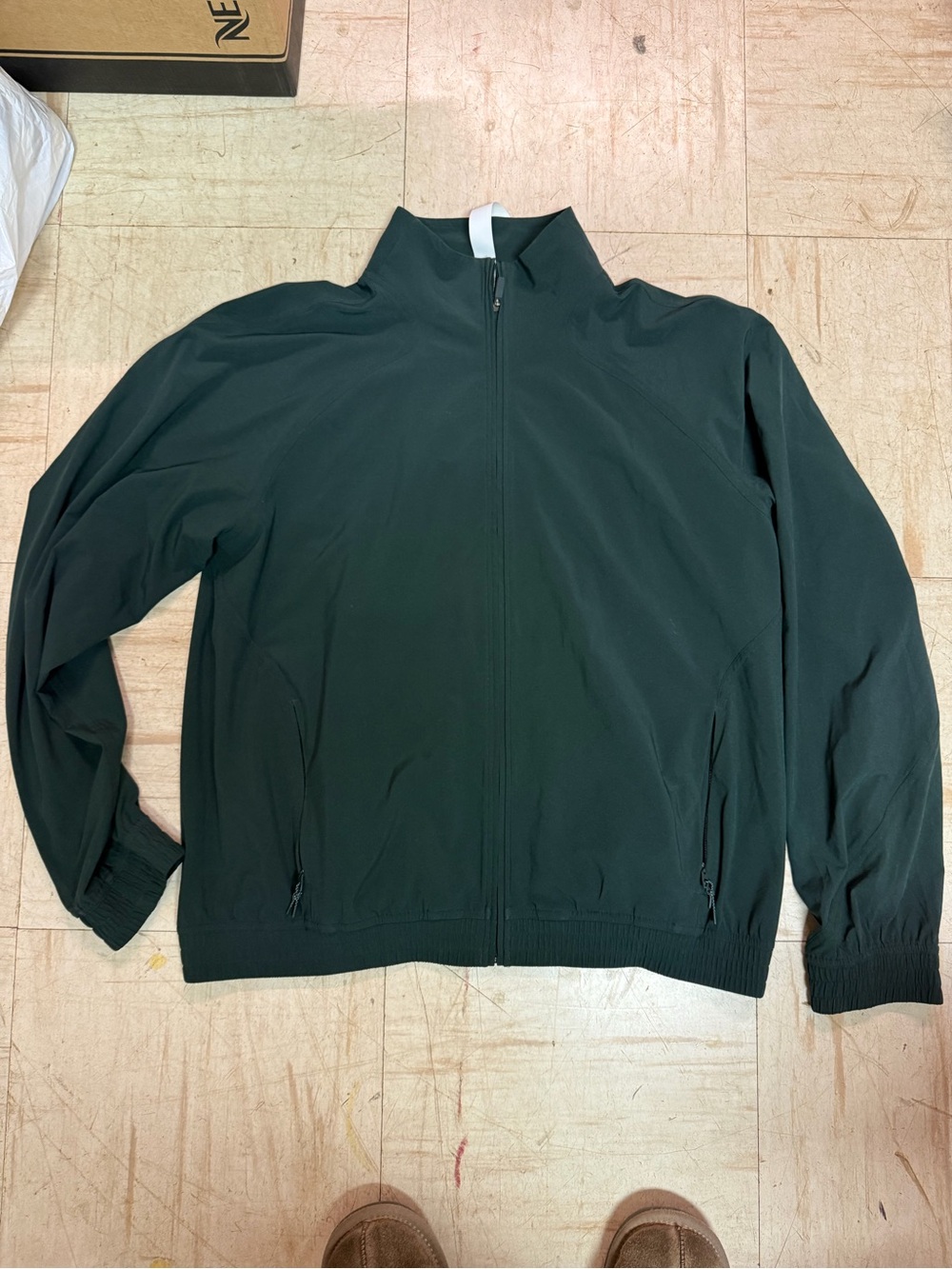 lululemon athletica Women’s Dark Green Full-Zip Windbreaker Jacket
